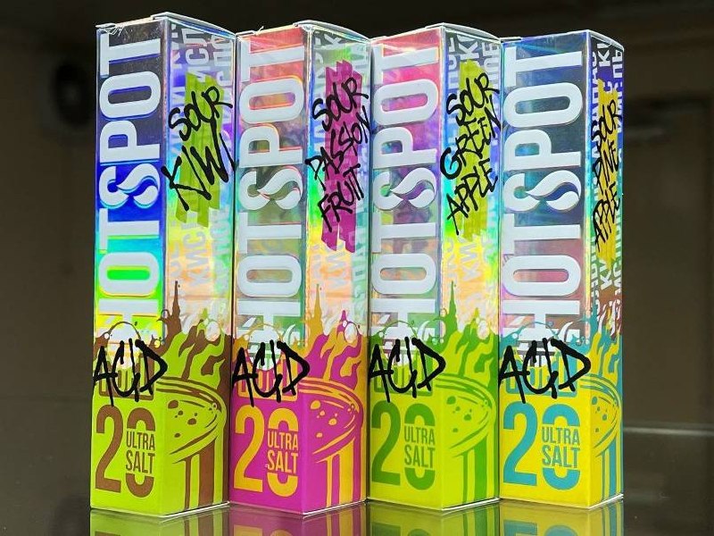 HOTSPOT ACID - 30ML/50MG Sour kiwi - кислое киви