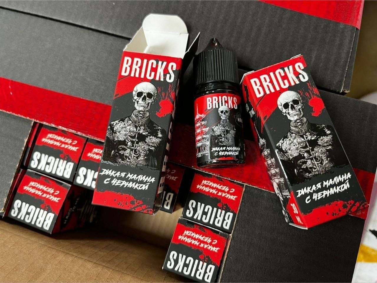 BRICKS - 30ML/20MG hard (Фруктовый мармелад лёд)